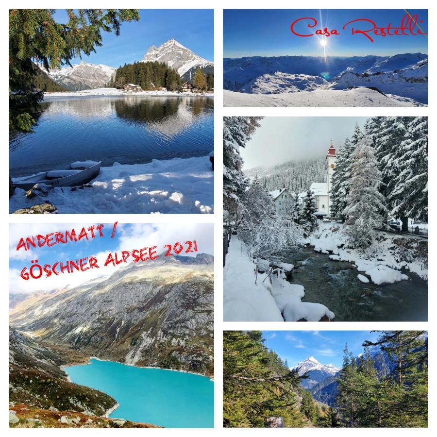 Casa Restelli Og - Nahe Andermatt Gotthard Gurtnellen Buitenkant foto